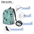thumbnail image 4 of Yiaed Cute Dog Print Backpack, Premium Laptop Backpack, Travel Backpack for Women, Lightweight Backpacks, Comfortable Back Pack-Small, 4 of 7