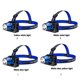 thumbnail image 2 of Sonducket Faro recargable para exteriores, faro para acampar, senderismo, pesca, lámpara de cabeza conmutable, diadema, luz para Camper, iluminación Ropa Deportiva, Zapatos Luz púrpura blanca Sonducket OD029334-02, 2 of 6