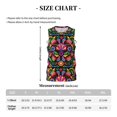 thumbnail image 4 of Xecao Colorful Floral Embroidery Mexican print basketball shirt for both men and women, a unisex basketball jersey perfect for theme parties-XX-Large, 4 of 6