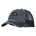 thumbnail image 2 of Papa Bear Embroidered Low Profile Cotton Mesh Cap - Navy OSFM, 2 of 5