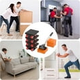thumbnail image 4 of ZEN Furniture Dolly, Anti-Slip Heavy Duty Furniture Movers with 360° Rotation Wheels, Dolly Kit Movers Sliders with Furniture Lifter for Moving Appliance,Sofa,Mattresses,Heavy Objects Up to 1100 lbs, 4 of 8