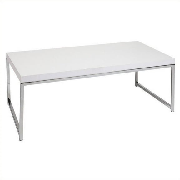 Atlin Designs Coffee Table in White