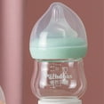 thumbnail image 6 of OUNONA Wide Neck Glass Baby Bottle Set for Feeding and Breastfeeding 2pcs, 6 of 8