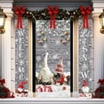 thumbnail image 4 of 2Pcs Christmas Snowman Door Cover Blue Let It Snow Winter Welcome Christmas Porch Banner Xmas Festival Holiday Backdrop Door Hanging Covers for Outdoor Indoor Classroom Home Kitchen Decor, 4 of 6