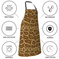 thumbnail image 5 of Goofa Snake Skin Printed Waterproof Apron 33" Chef Aprons for Men Heavy Duty Chemical Work Apron Adjustable Bib Apron, 5 of 9