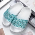 thumbnail image 2 of WUANDIXFA Cute Beach Slippers for Girls Kids Sandals Girls Cloud Slides Pillow Slippers Little Kids Bathroom Slippers Non-Slip Shower Shoes Beach Shoes Pool Summer Slides Blue,Size US 1.5, 2 of 4