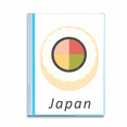 thumbnail image 1 of Traditional Japanese Maki Sushi Book Sheet Protectors Portfolio Binder Folder, 1 of 3