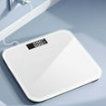 thumbnail image 5 of Electronic Scale USB Rechargeable Digital Body Weight Health Weighing ABS 26x26cm Intuitive Display High Precision for Elderly Adults Home Bathroom Accurate Stable Data Black White, 5 of 5