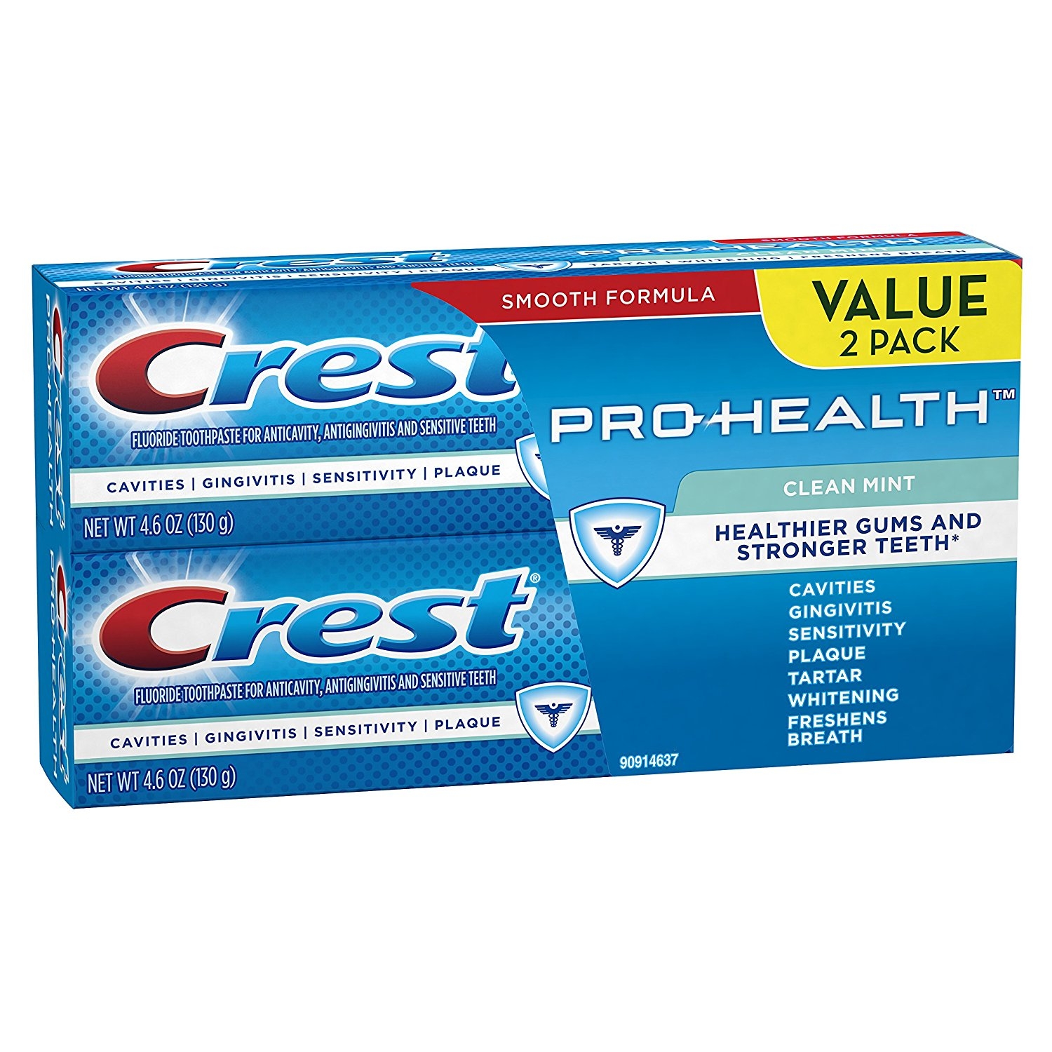 Crest Pro-Health Clean Mint Toothpaste, 4.6oz, Twin Pack - image 3 of 9