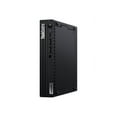 thumbnail image 3 of Lenovo ThinkCentre M70q Gen 3 11T3 - Tiny Core i5 12400T / up to 4.2 GHz - RAM 8 GB - SSD 256 GB - NVMe - UHD Graphics 730 - Gigabit Ethernet, Bluetooth 5.2, IEEE 802.11ax (Wi-Fi 6) - Win 11 Pro - monitor: none - keyboard: English - raven black - Lenovo TopSeller, 3 of 8