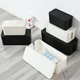 thumbnail image 4 of HomeLife Power Strip Storage Box Multi-purpose Strong Bearing Capacity Good Hardness Desk Anti-skid Cable Management Box for Office, 4 of 13