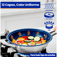 thumbnail image 4 of Batería de Cocina Flavor Kitchen Acero Inox Quirúrgico 12 Pz, 4 of 7