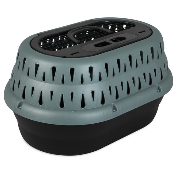 PETMATE Perrera de Carga Superior, Resistente y Duradera, para Gatos y Animales pequeñas (19"x 12.5"x 10.8")