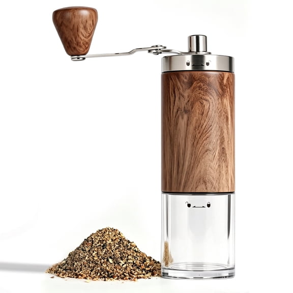 Pepper Cannon - Durable Professional Grade Heavy Duty High Output Pepper Mill Grinder, Refillable Home Necessities: Manual Spice Grinder for Black Peppercorns, White Pepper, Sesame and Salt