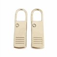 thumbnail image 1 of Zipper Sliders Pull Extension Instant Cloths Mend Fixer Repair DIY sewing Tools Spring Handle Pull Tab Zipper Head Backpack White Gold, 1 of 1