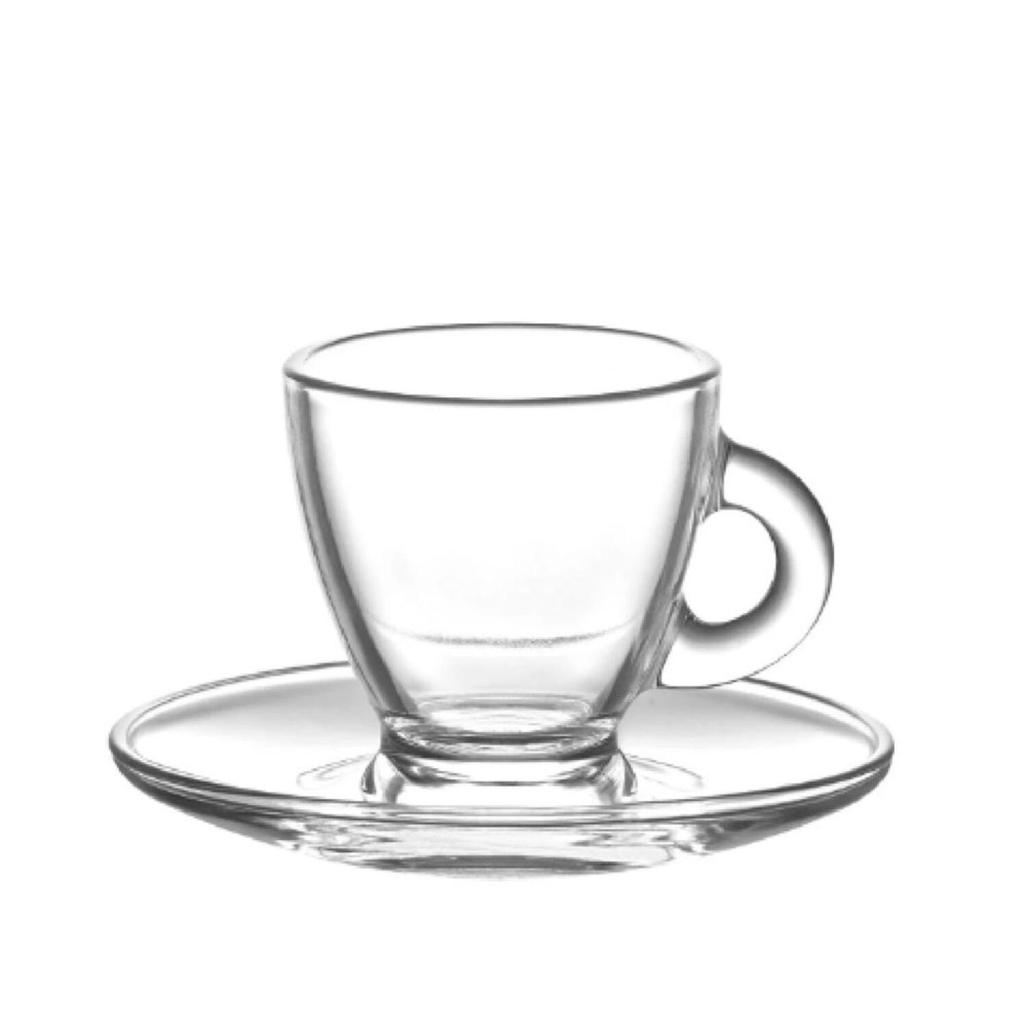 12 Piece Glass Tea  Espresso Cup Set