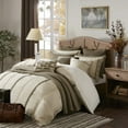thumbnail image 2 of Madison Park Signature Chateau Comforter Set Linen Queen, 2 of 5