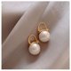thumbnail image 5 of Pendientes de perlas temperamento retro simple moda mujer pendientes de textura alta joyería, 5 of 6