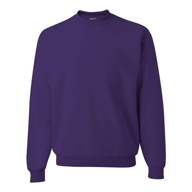Jerzees Z NuBlend 50/50 Cotton/Poly Crew Sudadera - Deep Purple, Small JERZEES 562MR