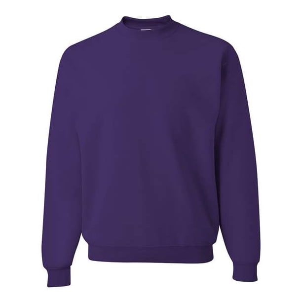 Jerzees Z NuBlend 50/50 Cotton/Poly Crew Sudadera - Deep Purple, Small JERZEES 562MR