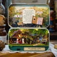 thumbnail image 3 of DIY Miniature Handmade Box Dollhouse Good Old Time Theme Mini Doll House (Rural), 3 of 10