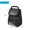 thumbnail image 6 of Arctic Zone Hi-Top Power Pack Lunch Pack with Food Container, Black, 6 of 14