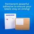 thumbnail image 4 of Premium Label Supply White Sticker Shipping Labels – 4" x 5" – Laser/Inkjet Compatible – (4 Labels/Sheet), 100 Sheets - 400 Total Adhesive Labels, 4 of 5