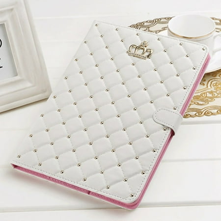 2345 Leather - KABOER Crown Slim Wake Leather Case Cover For iPad Air/Air 2 2/3/4/5 Bronze Beauty