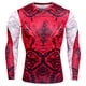 thumbnail image 1 of Jumpingount Camiseta de secado rápido para hombre, ropa deportiva para correr, mallas para culturismo, deporte, camuflaje elástico, ropa interior térmica Camisetas Rosa roja Jumpingount AP013550-09, 1 of 6