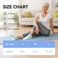thumbnail image 4 of Grip Socks for Women, PUTUO Cotton Non Slip Yoga Sock, Breathable Seamless Gripper Socks for Athletic Pilates Ballet Workout Hospital, 5 Pairs, 4 of 5