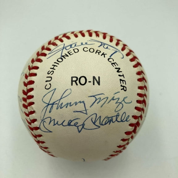 Mickey Mantle Willie Mays Sandy Koufax Hall Of Fame Multi Signed Baseball JSA