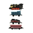 thumbnail image 1 of MasteelfCA 4 Pcs Voitures Jouets en Alliage Rétro Train à Vapeur Modèle à Rétrofriction Ensemble de Jouets pour Enfants Garçons Cadeaux (Noir), 1 of 7