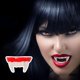 thumbnail image 3 of 2 piezas de colmillos falsos de dientes de vampiro SSuperp Halloween accesorios de disfraz, 3 of 5