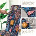 thumbnail image 5 of Yayeee 4 Pack Dining Chair Covers Stretch Parson Chairs Slipcovers Seat Protector, Pink Christmas Splendor, 5 of 6