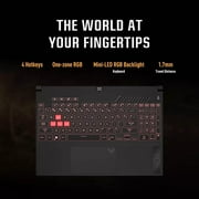 ASUS TUF Gaming A15 Gaming Laptop, 15.6” FHD 144Hz, 100% sRGB Display, GeForce RTX 4050, AMD Ryzen 7 7435HS, 16GB DDR5, 512GB PCIe SSD, Wi-Fi 6, Windows 11, FA507NUR-AS73