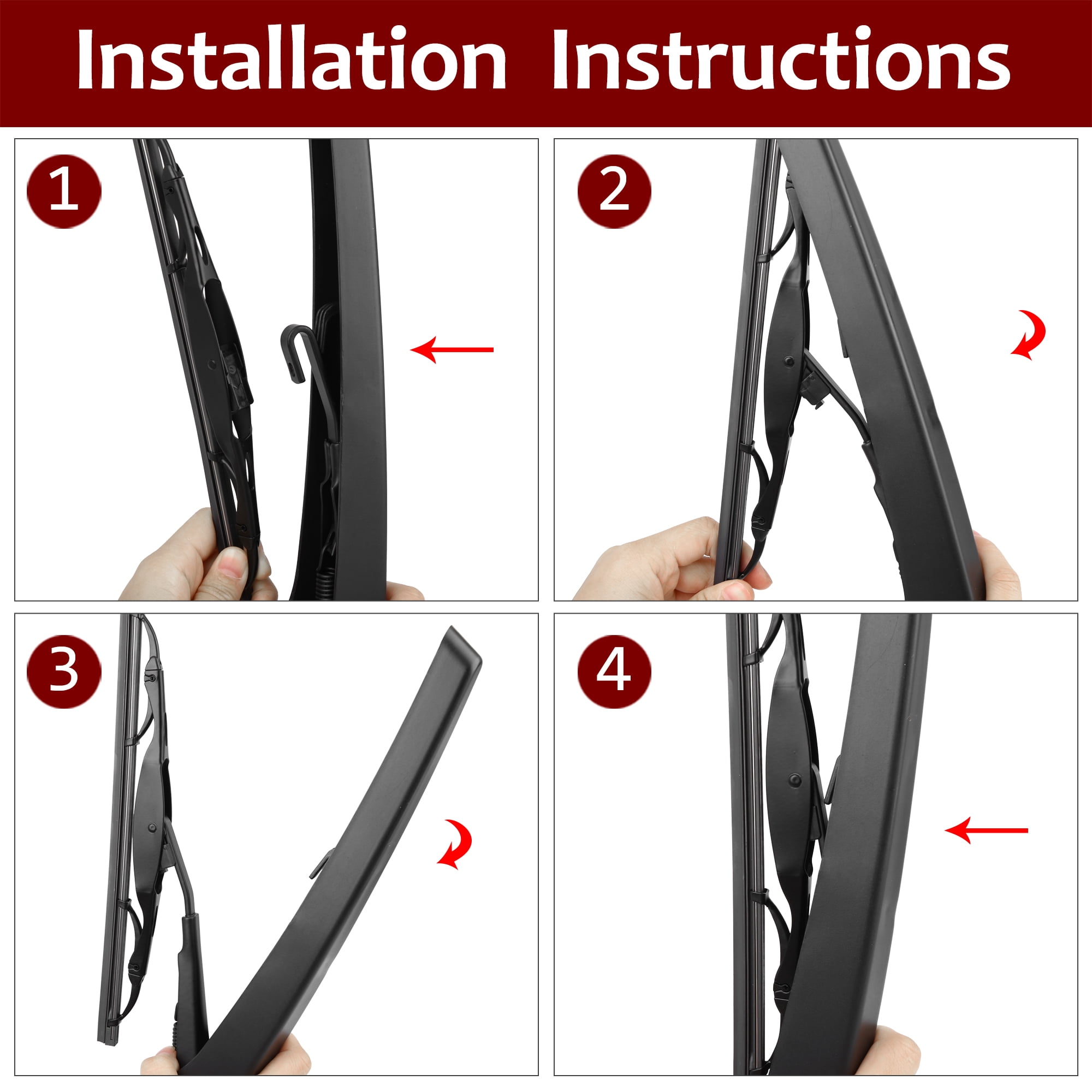 Unique Bargains 10" Rear Windshield Wiper Blade Arm Set for Buick Encore