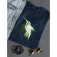thumbnail image 3 of Neon Hummingbird Shaped T-Shirt Women -Image by Shutterstock, Female 3X-Large, 3 of 4