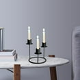 thumbnail image 6 of Jubipavy Three-headed Candlestick Candle Stand Modern Structure With Sturdy Base Ideal For Home Decor Dining Table Centerpieces Weddings Events And Gift Giving, 6 of 6