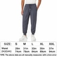 thumbnail image 3 of NKZNKZ Men's Sweatpants with Pockets Mens Fleece Active Athletic Sweatpants Men's Active Athletic Casual Jogger Running Sweatpants Dark Gray-L, 3 of 8