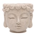thumbnail image 1 of Maceta con cabeza de Buda, contenedor de brochas de maquillaje, florero, escultura, estatuilla, flor Estilo A, 1 of 8