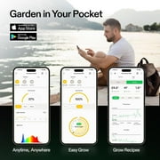 VIVOSUN Smart Grow System with The AeroLight A100SE, 100W LED Grow Light w/Integrated Circulation Fan & GrowHub Controller E25