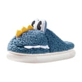 thumbnail image 5 of Floleo Kids' Crocodile Plush Slippers Boys Girls Warm Indoor Slippers Soft Fuzzy Non-Slip House Slippers Cute Animal Style Home Slippers(Navy,4.5-5 Years), 5 of 6