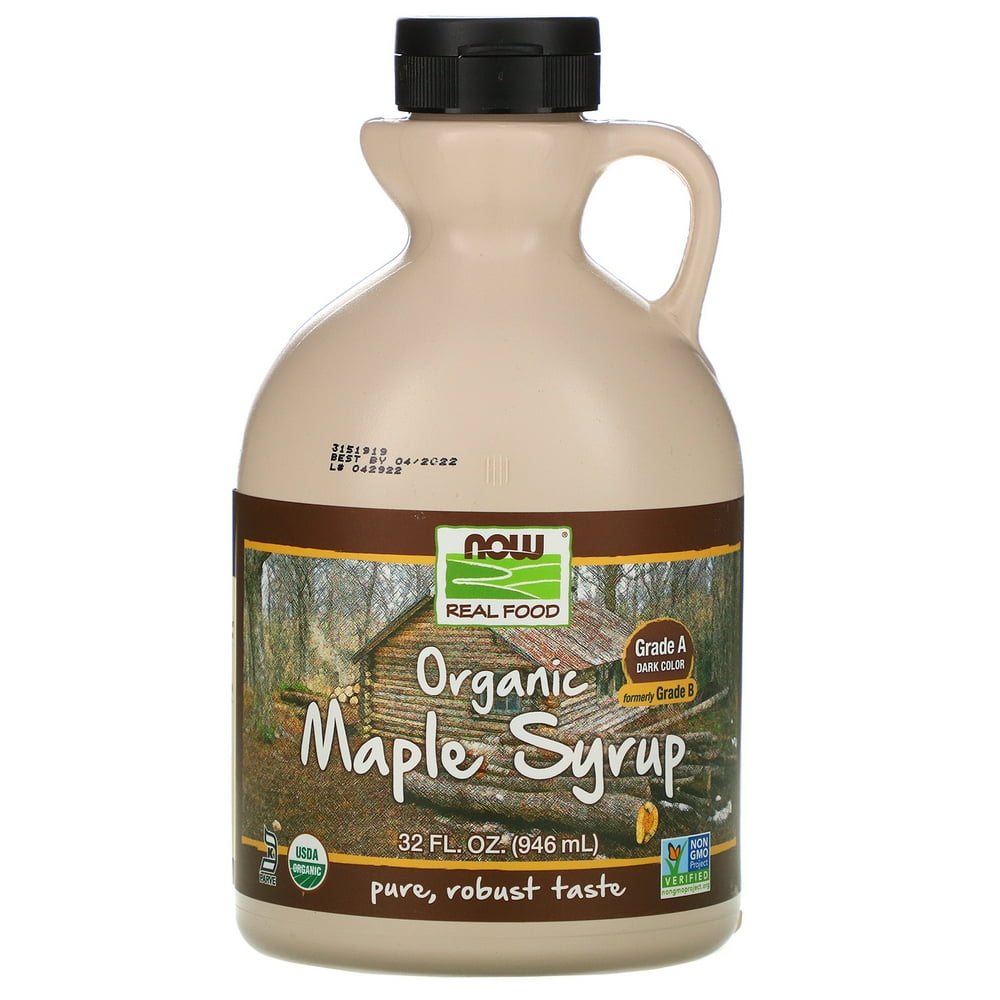 NOW Foods Maple Syrup Grade B Org 32 Ounce
