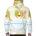 thumbnail image 7 of Fotbe Men's Hoodie with Corgi In The Shower Cap Bathing Pattern - Kangaroo Pocket Pullover Hooded Sweatshirt, Perfect for Daily Wear, Travel, and Home-XX-Large, 7 of 7