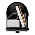 thumbnail image 3 of Architectural Mailboxes Elite Galvanized Steel, Medium, Post-Mount Mailbox in Black, 3 of 6