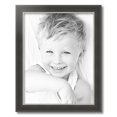 thumbnail image 2 of ArtToFrames 17x22 inch Black Velvet with Silver Wide Picture Frame, Black MDF Poster Frame (4693), 2 of 7