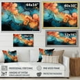 thumbnail image 4 of Designart "Fury In Lightning Alcohol Ink" Abstract Liquid Ink Floater Framed Canvas Art Print, 4 of 5