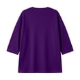 thumbnail image 7 of RQYYD Plus Size Open Front Cardigans For Women 3/4 Sleeve Casual Lightweight Loose Fit Layering Outerwear, 7 of 7