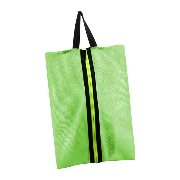 Bolsa de zapatos de viaje perfecl con cremallera impermeable a prueba de polvo verde