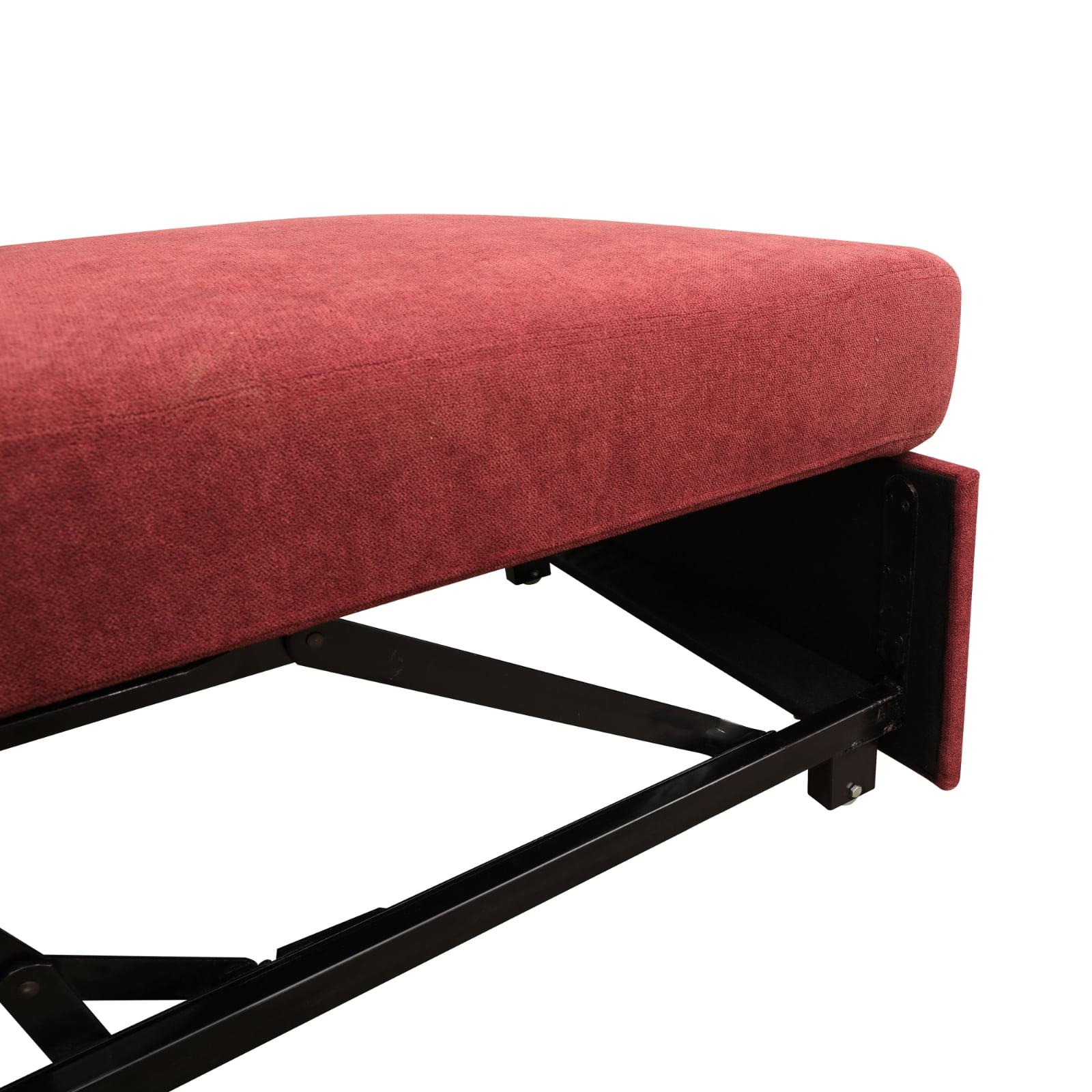 Convertible Sofa Bed, Sleeper Sofa Chair 3 in 1 Pull Out Couch Beds for Living Room Apartment Office, Red